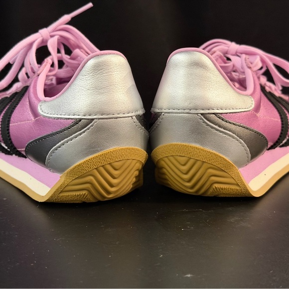 Adidas Women's Metallic Purple Pink Sneakers - Picture 4 of 6